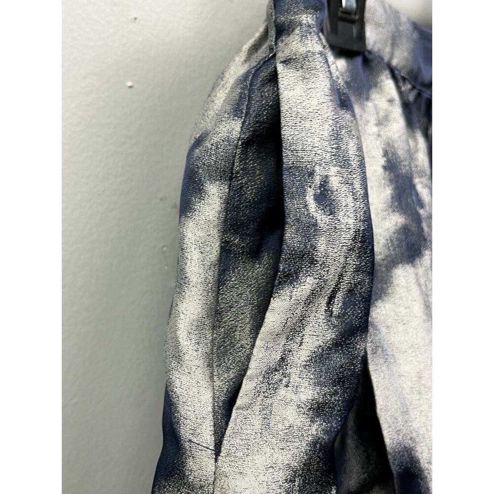 MICHAEL Michael Kors Skirt Womens 10 Eclipse‎ Circle Blue Metallic Short - Picture 4 of 7